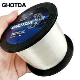 Braid Line GDA 1000m nylonfiskelinje Hållbart monofilament Rock Sea Fishing Line 0,8 till 8,0 karp fiske tillbehör 230403