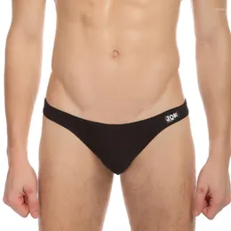 Underpants Cotton Men's Underwear U Convex Bag Hip Sexy Solid Color Bikini Briefs Comfortable Breathable Quality Male Panties