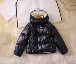 Baby-Designer-Kleidung 2023 Kinder-Daunenjacke, Winter-Daunen, klassisch, warm, verdickt, kältebeständig und wasserdicht, Mantel für Kinder, abnehmbare Mütze