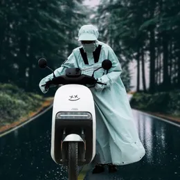 Regnrockar stora tungt regnrock vattentätt huva regnrock cykel regnrock vuxen jacka capas de chuva camping tält 230404