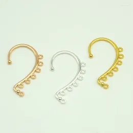 뒷면 귀걸이 30pcs 3.5cm 6cm 일반 금속 이어링 후크 7pcs hole women alloy clip diy ears dangle tassles ornament