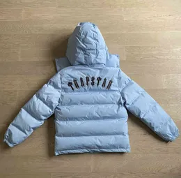 남자 남성 디자이너 Trapstar Fleece 따뜻한 재킷 자수 앞 유리 까마귀와 여자 거리 YT5512