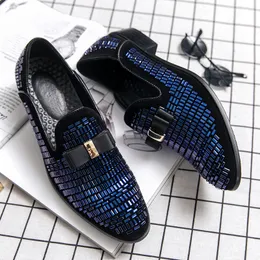 GAI Evening Formal Dress Loafers Casual Prom Wedding Party Leather Slip on Shoes Men Sier Plus Size 48 230403 GAI