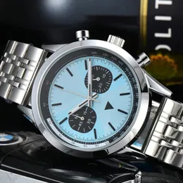Drogie luksusowe designerskie zegarki Wysokiej jakości zegarki Pięć pin z drugim chronografem Sapphire Watch Watch Men Watch Agent Factory Agent