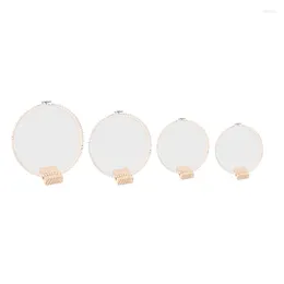 Jewelry Pouches 4 Pcs The Ferris Wheel Shaped Thin Lace Suspension Earrings Storage Organizer Display Stand Rack Box