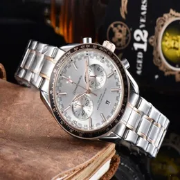 최고 품질의 남성 시계 전체 기능 스톱워치 유명한 클래식 디자이너 럭셔리 석영 운동 손목 시계 슈퍼 빛나는 Montre DE218I