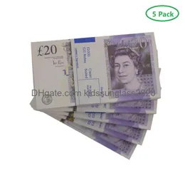 Jeux de nouveauté Prop Jeu Argent Copie Livres britanniques Gbp 100 50 Notes Extra Bank Strap Films Jouer Faux Casino Po Booth Pour TV Musique Vidéo25 DhsvgPJ6Q