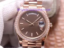 EW Factory Men's Watches Rose Gold 18ct 36mm Mechanical Watch Cal.3255 Movement Moveman