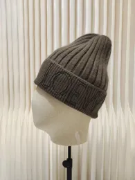 Дизайнерская вязаная кашемировая шапка-бини Loewf, мужская зимняя повседневная теплая шапка с W-капотом