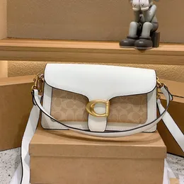 Designer Bags Tabby Bag Tote Bag Crossbody Bolsas Bolsa De Ombro Luxo Bolsa De Couro Baguette Moda Mulheres Bolsa Espelho Qualidade Quadrada Moda Satchel
