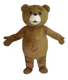 Halloween Ted Costume Bear Mascot Costume Suit Party Dress Christmas Carnival Party Fancy Costumes Adult Outfit