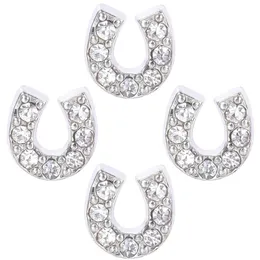 20PC lot Crystal Horseshoe charm Floating Locket Charms Fit For Magnetic Memory living Lockets As Jewelry Making227y