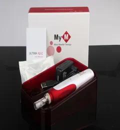 2019 MYM DERMA Pen 5 Prędkość Auto Electric Mirco Igle Derma Pen MyM Ultima N2C Dermapen z 2 szt. Igły Kase