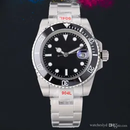 Man Otomatik Saatler Mekanik İzle 40mm 904L Paslanmaz Çelik Tasarımcı Saatler Klasik Sapphire Aydınlık Bilek Swatch Business Casual Montre De Luxe