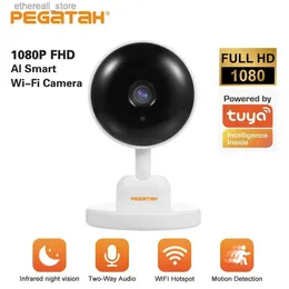 베이비 모니터 1080p 실내 Tuya WiFi 2MP 3MP 3MP 카메라 모니터 스마트 라이프 홈 보안 무선 미니 카메라 IP CCTV 두 방향 오디오 AI 감지 Q231104