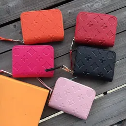 Mini carteira de designer de luxo de alta qualidade Bolsa de couro de alta qualidade Moda Bolsas femininas/masculinas Anel chave masculino Moeda de crédito Mini bolsa