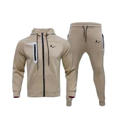 Mäns spårningsdräkter Menwomen Tech Fleece Men Spår Svettdräkt Rockar Solid Color Tracksuit Luxury Sweatpants Suit Sweatshirts