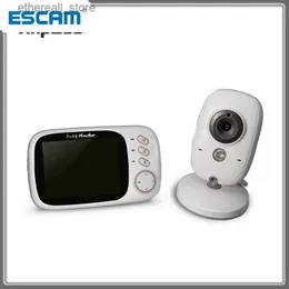 Baby Monitors 3,2 tum trådlös Baby Monitor Electronic Baby Video 2 Way Audio Nanny Camera Night Vision Temperatur Monitor Ny Escam VB603 Q231104