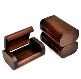 Scatola per stuzzicadenti in legno retrò Personalità creativa Scatole per bastoncini di cotone in legno Contenitore per stuzzicadenti Può Commercio all'ingrosso in fabbrica