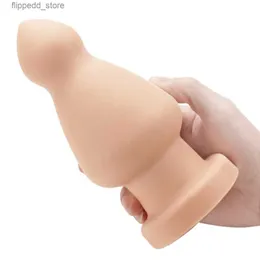 Outros itens de massagem Plugue Anal Vibrador Feminino Masturbação Dispositivo de Alta Qualidade Silicone Anal Beads Produtos Adultos Butt Plug Brinquedos Sexuais Eróticos para Casal Q231104