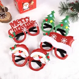 زخارف عيد الميلاد عصابات الشمسية النظارات الشمسية ديكور الحزب ديكور الرنة عصابات سانتا سانتا
