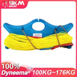 Uçurtma Aksesuarları 100kg ~ 176kg Uçurtma Uçan Çizgiler 20m ~ 25m Yüksek Mukavemetli Aşınma UHMWPE Hattı Yetişkin Çift Çizgi Kontrolü Uçan Surfing Gücü Kitleme Q231104