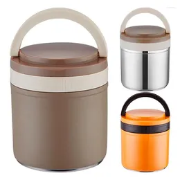Water Bottles 800ML Stainless Steel Vaccum Cup Soup Lunch Box Storage Warmer With Spoon Food Thermal Jar Insulated Containers
