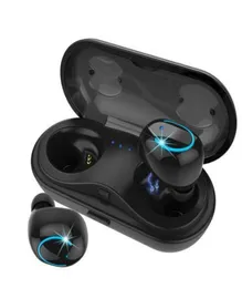 Q18 Invisible Mini Bluetooth Headset Wireless Earphones Stereo Earbuds with Charging box for phone7985610
