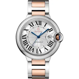 Novo relógio de primeira classe Casal de moda automática assistir 42mm mulheres de 42 mm 36-33mm Roman Dial