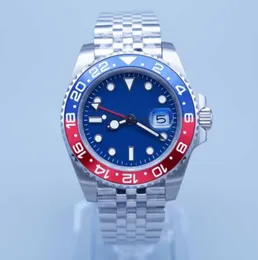 New St9 Super U1 Men 3866 Watch Automatic Movement Batgirl Blue Red Ceramic Sapphire Dial Master 2 Jubilee Bracelet Wristwatch Watches Watches Reloj Batman Limited