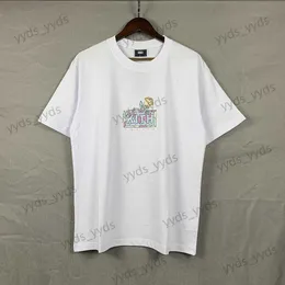 メンズTシャツストリートカジュアルトイレティールーズでシンプルなアプリコットローズプリント男性用のTシャツT230404