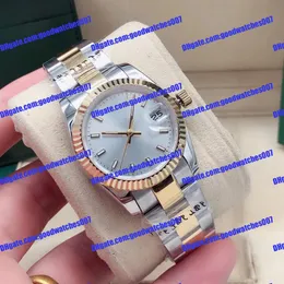 9 موديل للسيدات 31 ملم Silver Dial 278273 178274 Roman Time Mark 2813 Automatic Mechanical Diamond inlaid Staflist Steel Band Display Glow Watch Watch