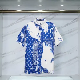 Tasarımcı Gömlek Erkek Düğmesi Yukarı Baskı Bowling Shirt Hawaii Çiçek Gündelik Gömlek Erkekler Hawaiian T-Shirt Büyük Boy Tişört