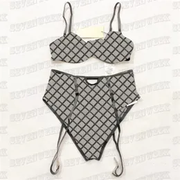 Brevbroderi Bikini Underkläder Kvinnor Bras Briefs Underkläder Set Lace See Through Bikinis For Lady