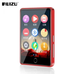 MP3 MP4 Players Ruizu M7 Metal MP3 Player Bluetooth 5.0 Built-in Speaker 2.8 Inch Large Touch Screen With E-book Recording Radio Video Walkman 230404