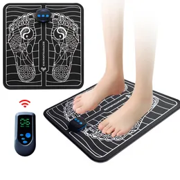 Массажер для ног EMS Electric Massager MAT 6 моды облегчить стимулятор болеутоляющих мышц кровообращение вибрация массажа ног