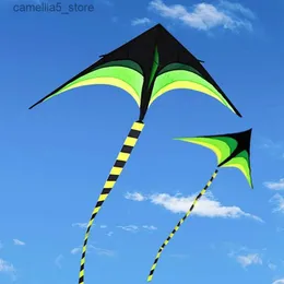 Kite Accessories 160cm High Quality Primary Stunt Kite Kit with Wheel Line Large Delta Kite Tail Outdoor Toy Kites for Kids Adult Sport Toy Gifts Q231104