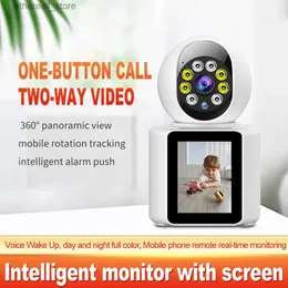 Baby Monitors CCTV Home 2.0MP Video Call PTZ IP Camera/Wireless WiFi Baby Monitor/fotgängare Spårning Cry Detection Night Vision Video Surveil Q231104