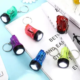Key Chain Flashlights Mini Flashlight Keychains Led Chains Portable Handheld Plastic Keyholders For Cam Party Favors Drop Delivery Amejf
