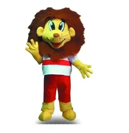 2024 Fabryka Factory Sport Lion Mascot Costume Fancy Dress Birthday Party Świąteczny garnitur Karnawał