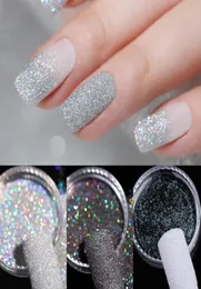 Gradient Shiny Nail Glitter Set Sparkly Maniküre Nail Art Chrom Pigment Silber DIY Kunst Dekoration Kit9589989