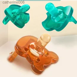 Pacifiers# Baby Pacifier 0-6-18 جميع الأطفال حديثي الولادة نوم من نوع الأسنان اللثة المخصصة للسيليكون الحلمة الطفل Chupetes Para Bebes Sucking Chupel231104