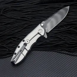 Promotion Z T0562 Flipper Pocket Folding Knife D2 Titanium Coating Drop Point Blade G10/ Stainless Steel Handle Ball Bearing Fast Open Knives With Retail Box