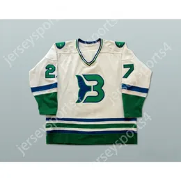 Benutzerdefinierte BINGHAMTON WHALERS DAVE MCDONALD HOCKEY JERSEY oben genäht S-M-L-XL-XXL-3XL-4XL-5XL-6XL