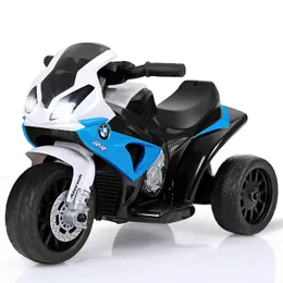 어린이 타기 오토바이 BMW 라이센스 6V 전기 3 휠 자전거 자전거/ 음악 조명