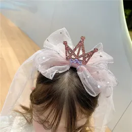Hair Accessories Korea Style Birthday Party Princess Band Crown Imitation Pearl Rhinestone Headband For Girl Fashion