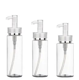 Classic Plastic cosmetic packaging PET lotion pump bottle high-end sub-bottling acrylic pump bottle 120ml 160ml 200ml