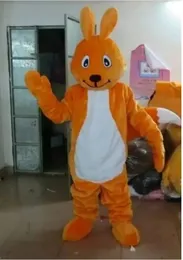 2024 Halloweenowe pomarańczowa wiewiórka Mascot Suit Stroj