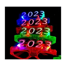 LEDおもちゃ照明2023メガネを輝く眼鏡を輝かせる眼鏡の輝くグローシャッターシェードアイウェア