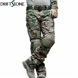 Camouflage Military Tactical Pants Army Military Uniform Trousers Airsoft Paintball Combat Cargo Pants With Knee Pads V191114238Q